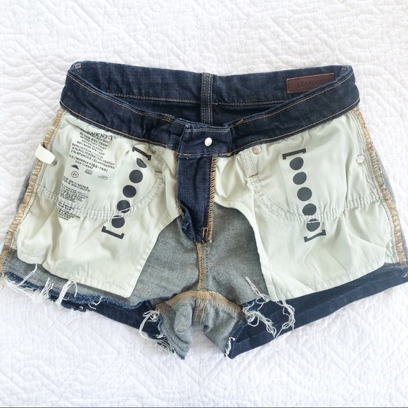 Blank NYC Little Queenie Frayed Hem Boho Shorts - Picture 8 of 8